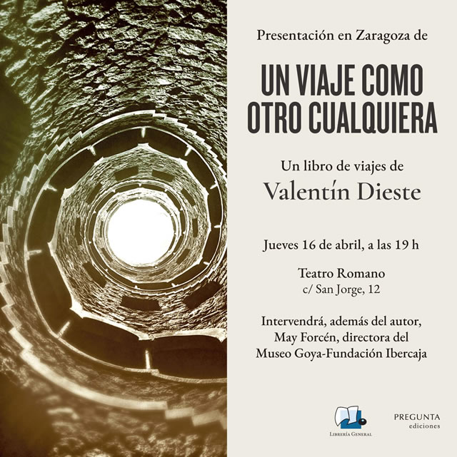 Valentín Dieste presenta el libro 'Un viaje como otro cualquiera'